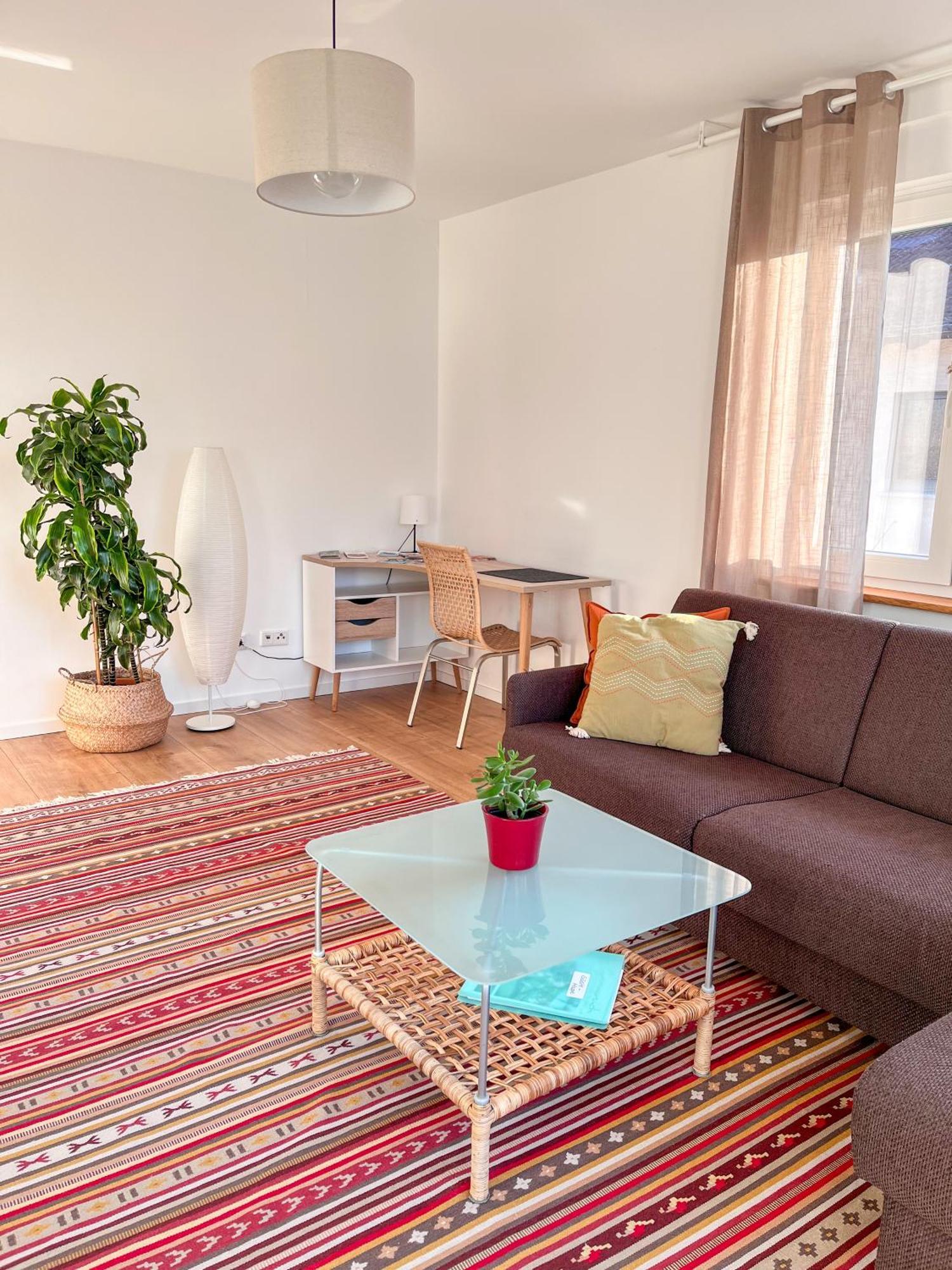 Helle und gemütliche Ferienwohnung in Lorsch Exterior foto